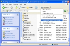 如何使用「Internet Explorer」(IE)當成FTP